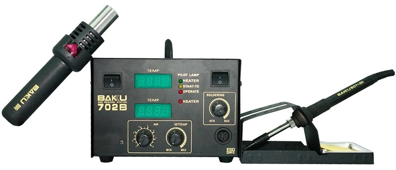BAKU BK-702B HOTAIR-, SMD-REWORK,- EN SOLDEERSTATION BAKU BK-702B HOTAIR-, SMD-REWORK,- EN SOLDEERSTATION